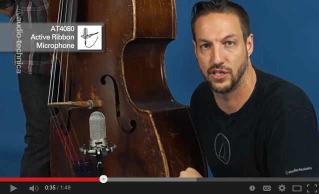 WATCH: Upright Bass Recording Techniques From Audio-Technica