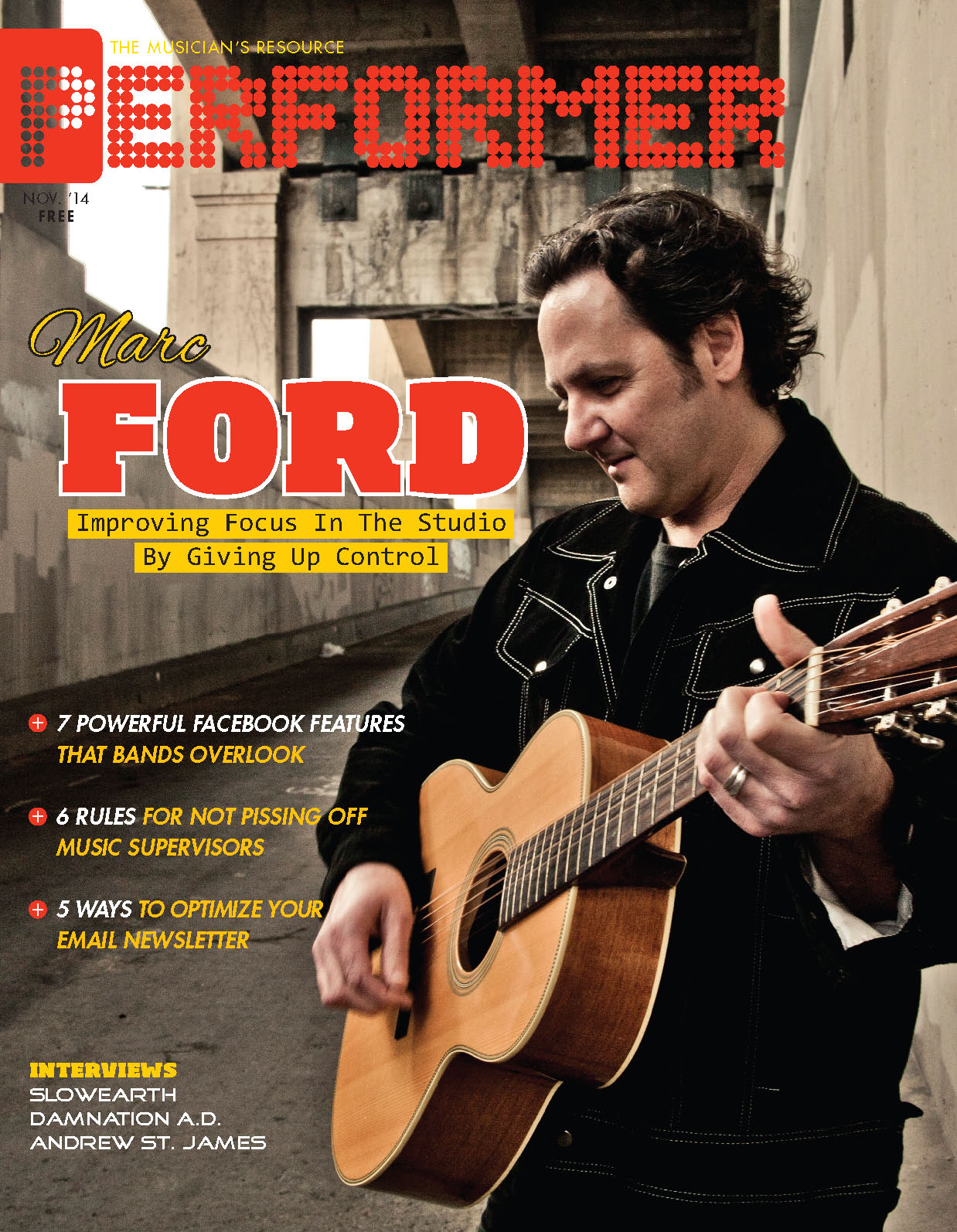 The November Issue Featuring Marc Ford Has Arrived!