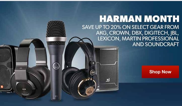 It’s Harman Month at Guitar Center. Save Up To 20% Now!