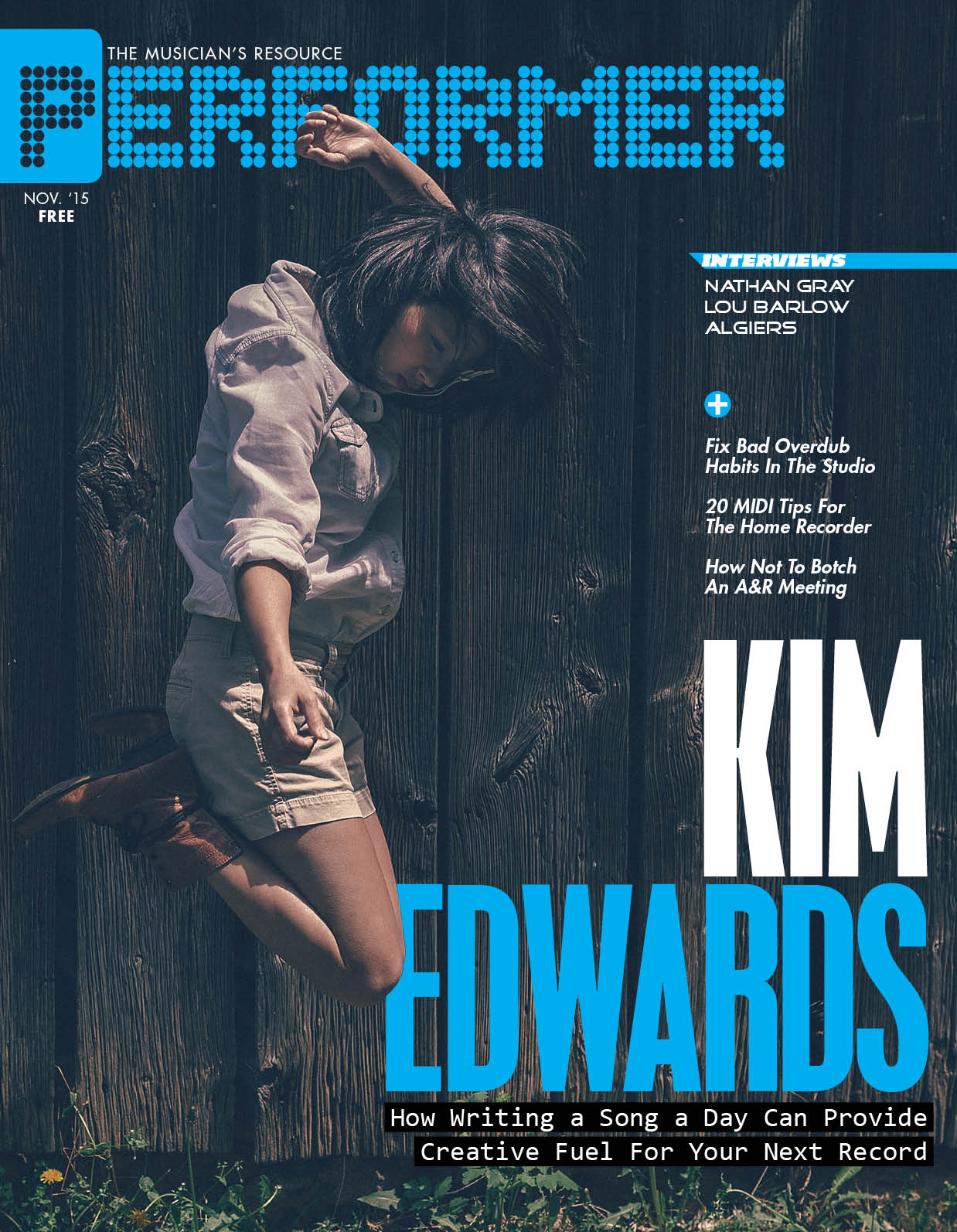 The November Issue Is Here, Featuring Kim Edwards