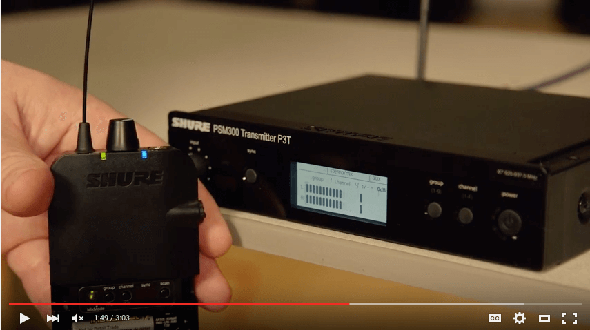 WATCH NOW: How to set up the Shure PSM 300 Stereo Personal Monitor System