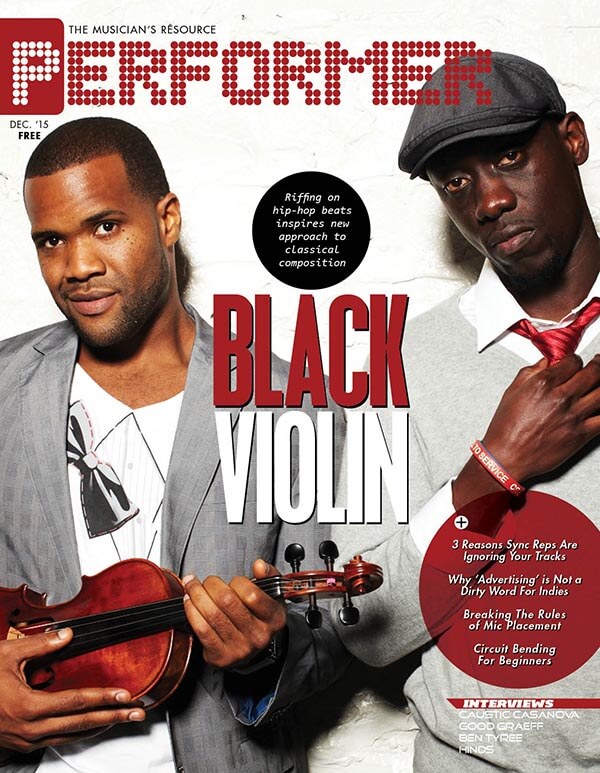 The December Issue of Performer Is Here, Featuring Black Violin