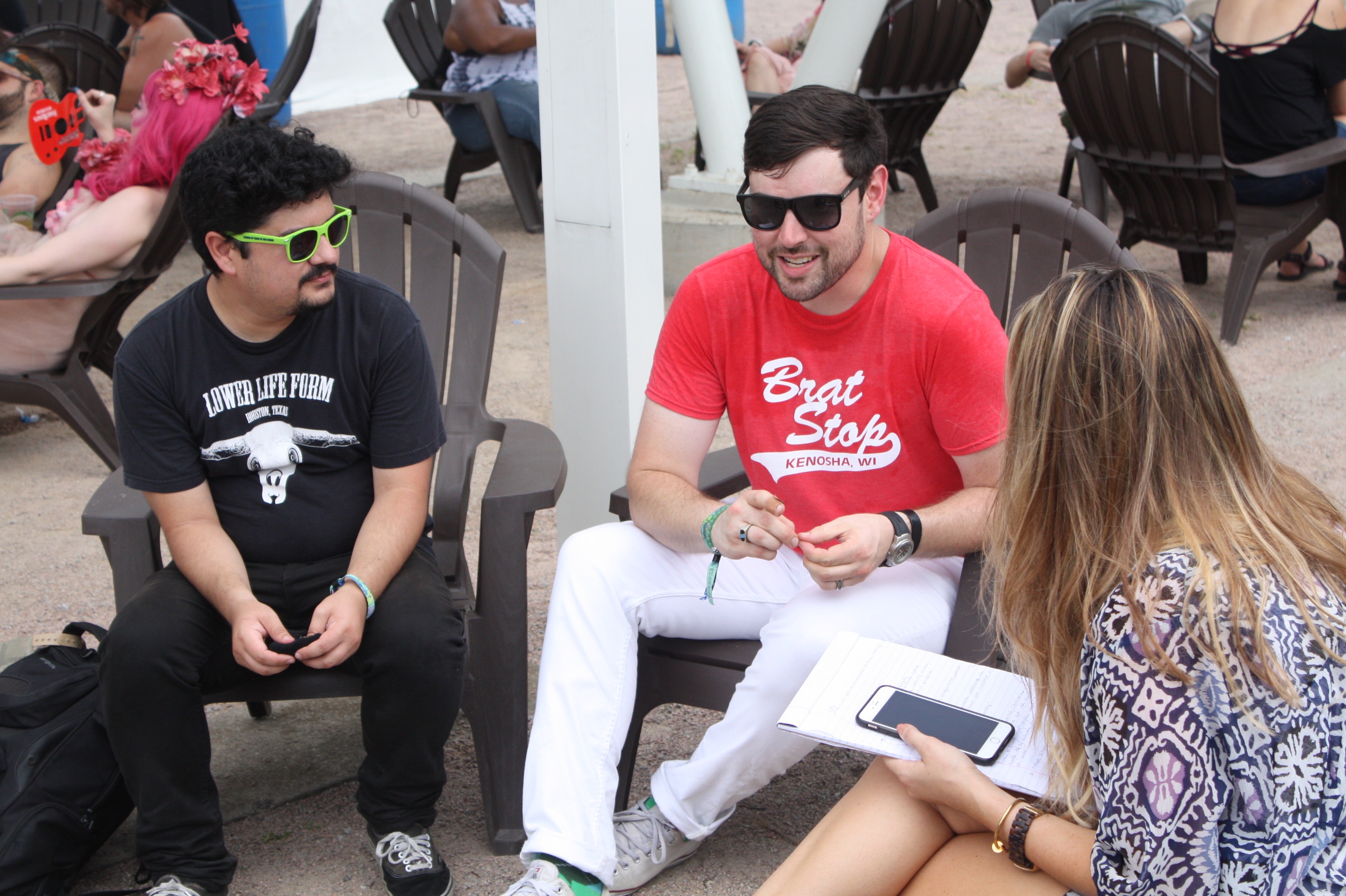 Catching up with The Suffers at Forecastle Festival