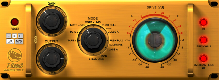 T-RackS Saturator X Plug-In from IK Multimedia