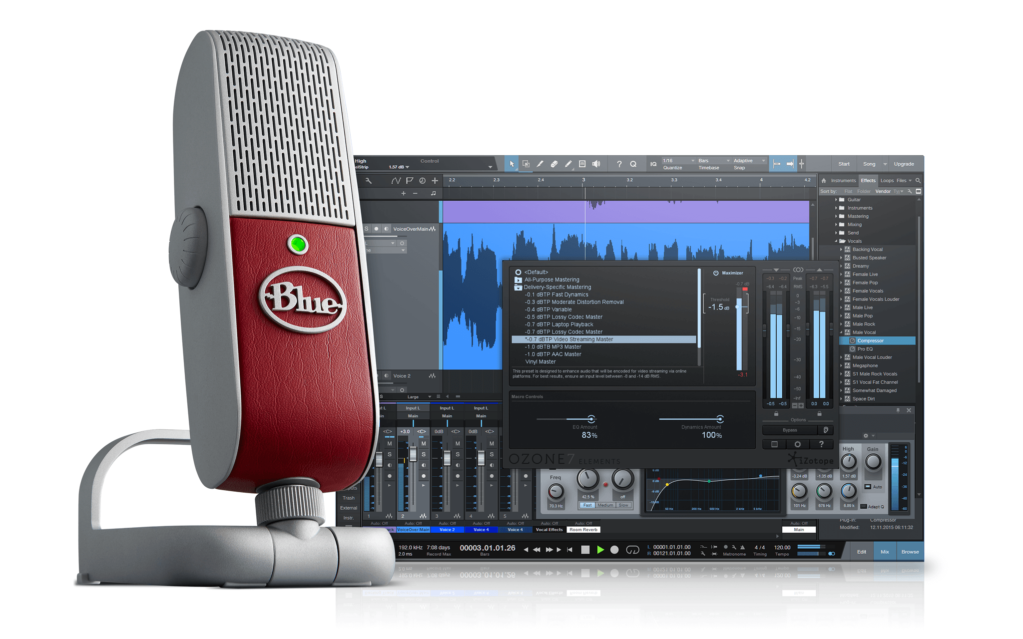 Blue Introduces the Raspberry Studio All-In-One Mobile Recording System