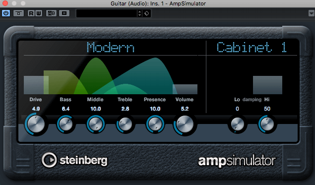 Steinberg Amp Simulator