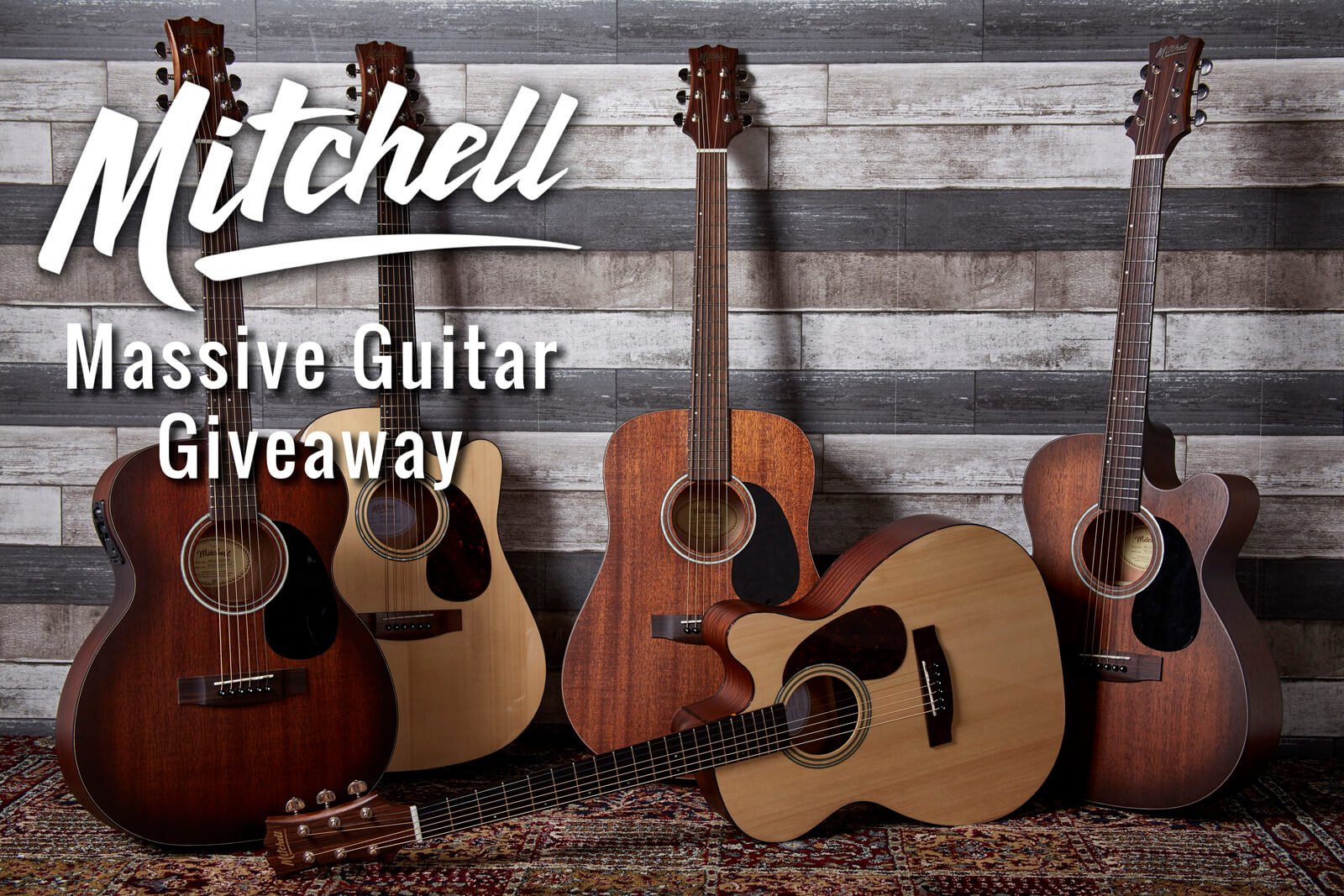 Enter our MASSIVE Mitchell Guitars Giveaway!