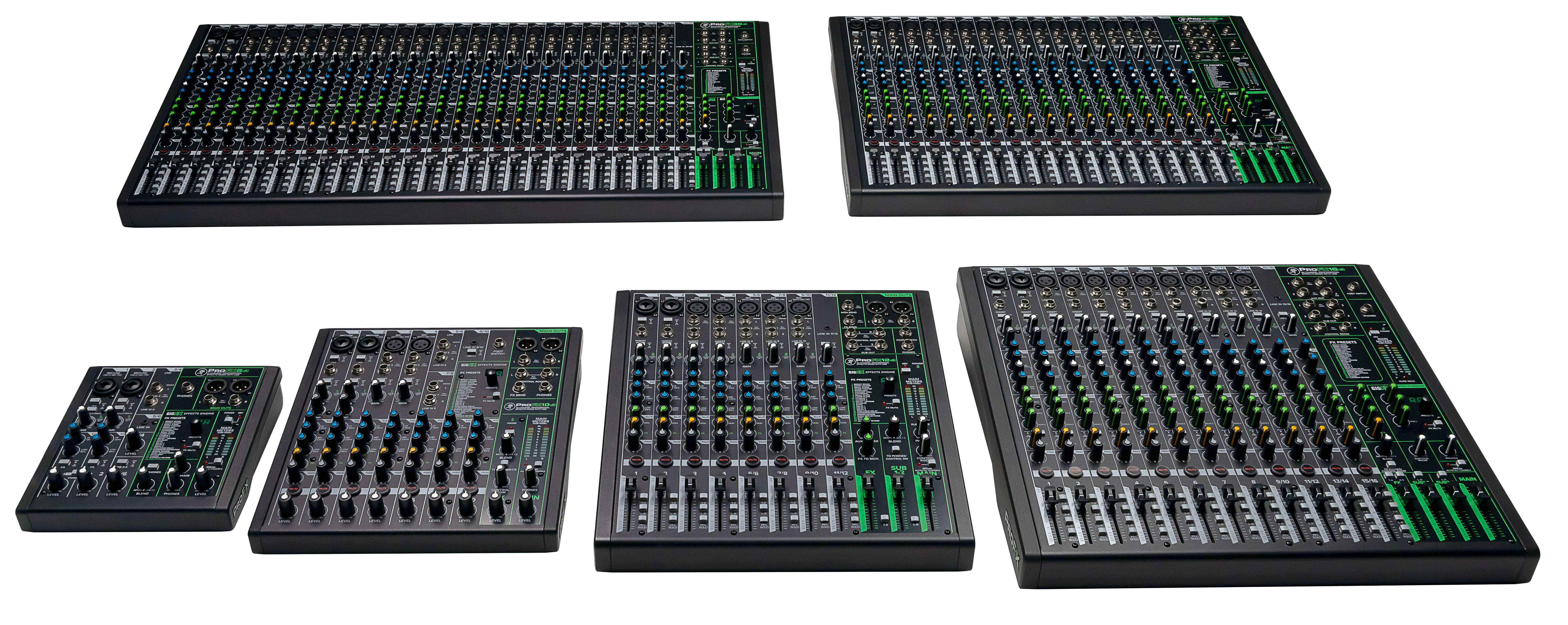 NEW Mackie ProFXv3 Series Mixers