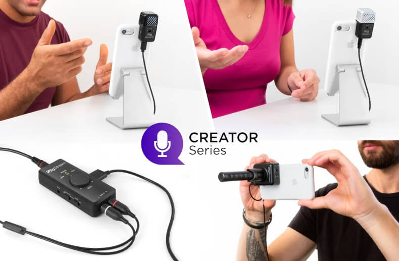 IK Multimedia ships the Creator Series for recording & streaming