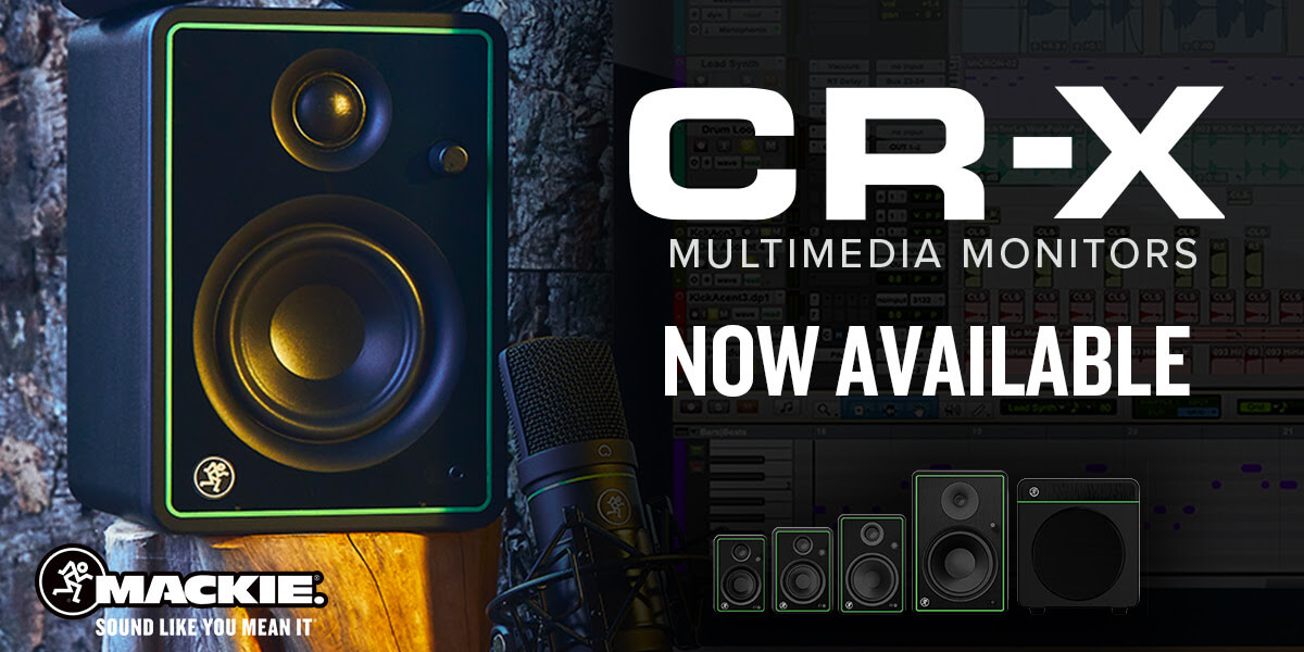 Mackie CR-X Monitors Now Available