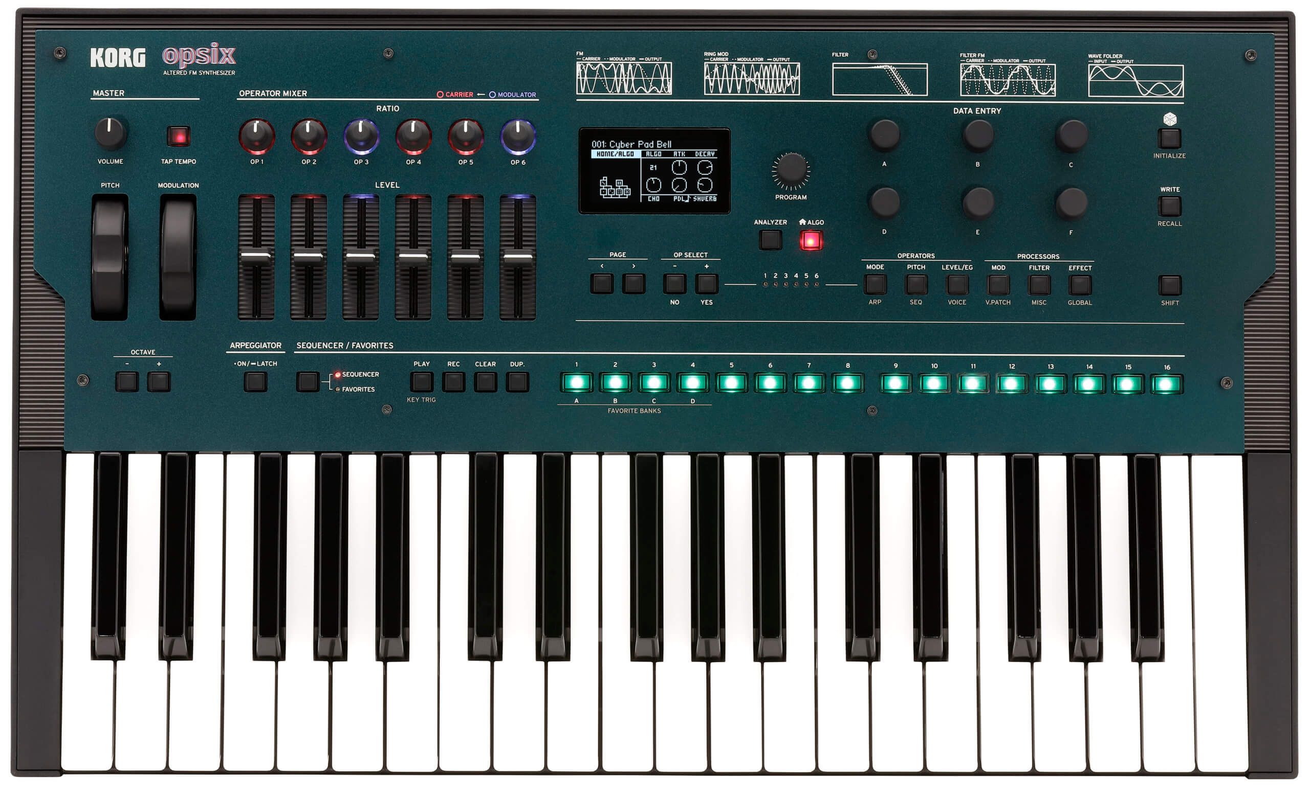 NEW SYNTH ANNOUNCEMENT! KORG’s opsix Altered FM Synthesizer