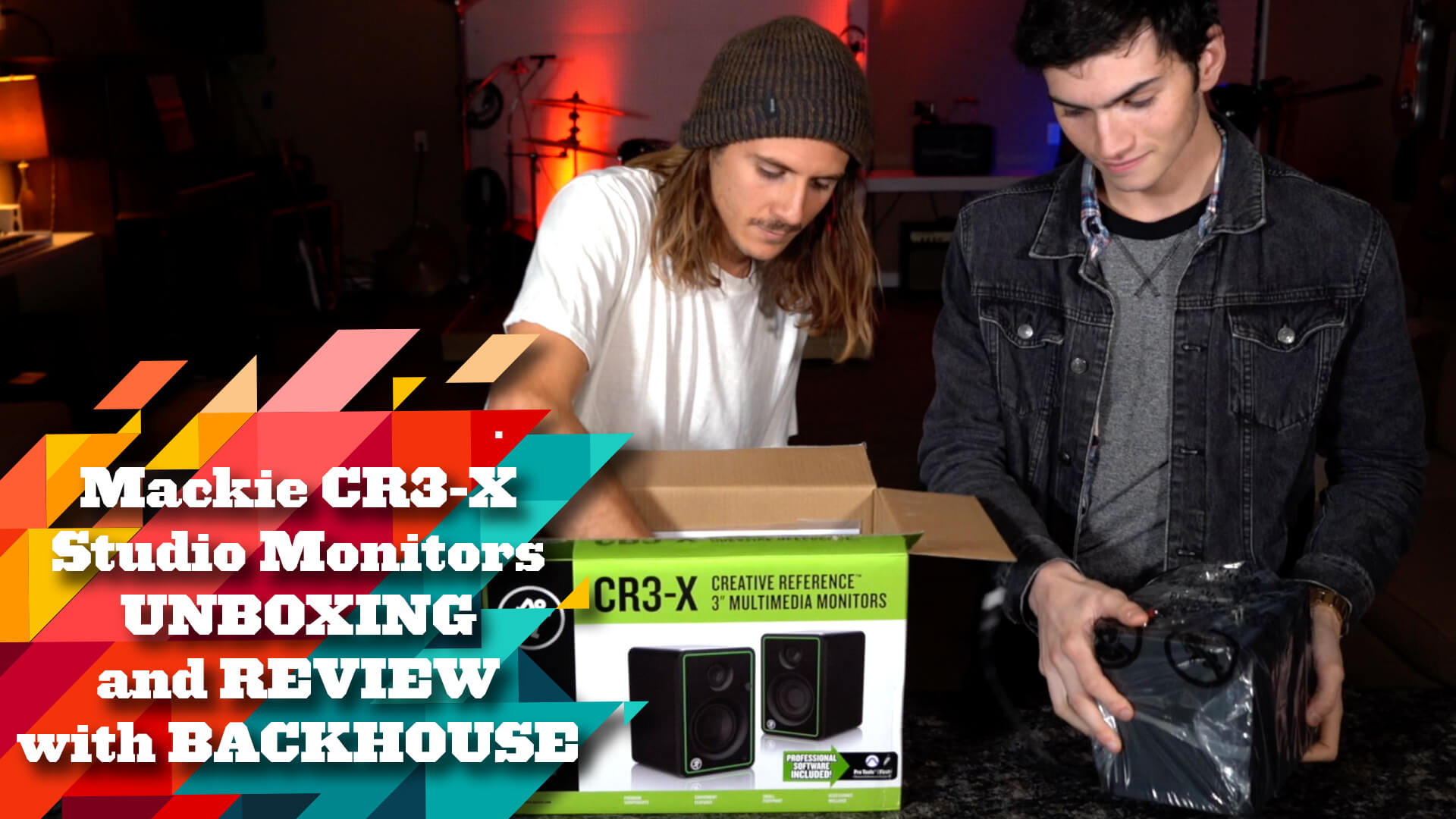 Mackie CR3-X Studio Monitors Unboxing & Review with BACKHOUSE