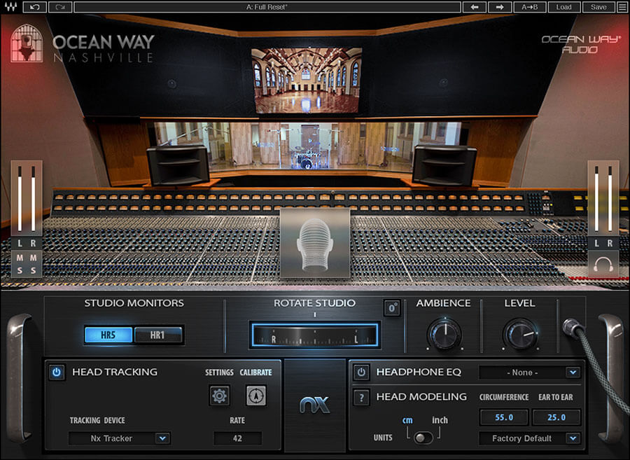 Waves and Ocean Way Collaborate on the New Waves Nx Ocean Way Nashville Plugin