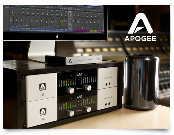 Apogee Announces Symphony Thunderbolt Compatibility with Apple’s New Mac Pro