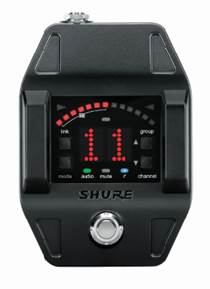 Shure Announces GLXD6 Guitar Pedal Receiver with Integrated Tuner Now Shipping