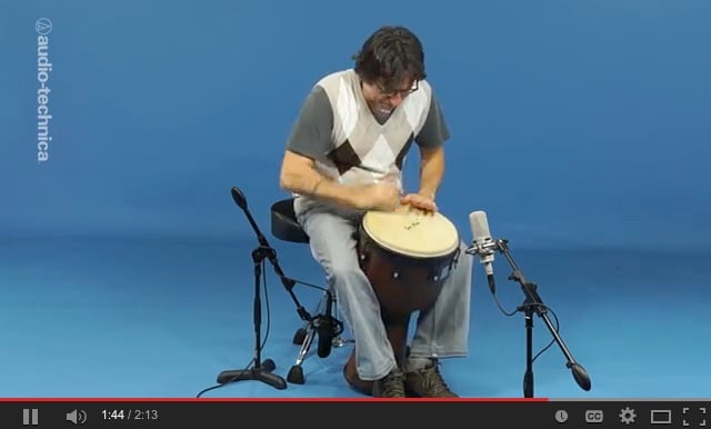 WATCH: Latin Percussion Recording Techniques From Audio-Technica