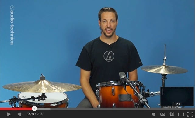 WATCH: Tips for Miking Your Toms From Audio-Technica