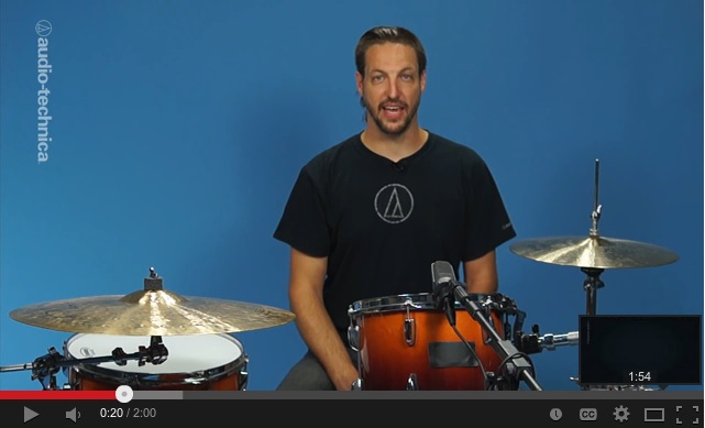 WATCH: Tips for Miking Your Toms From Audio-Technica