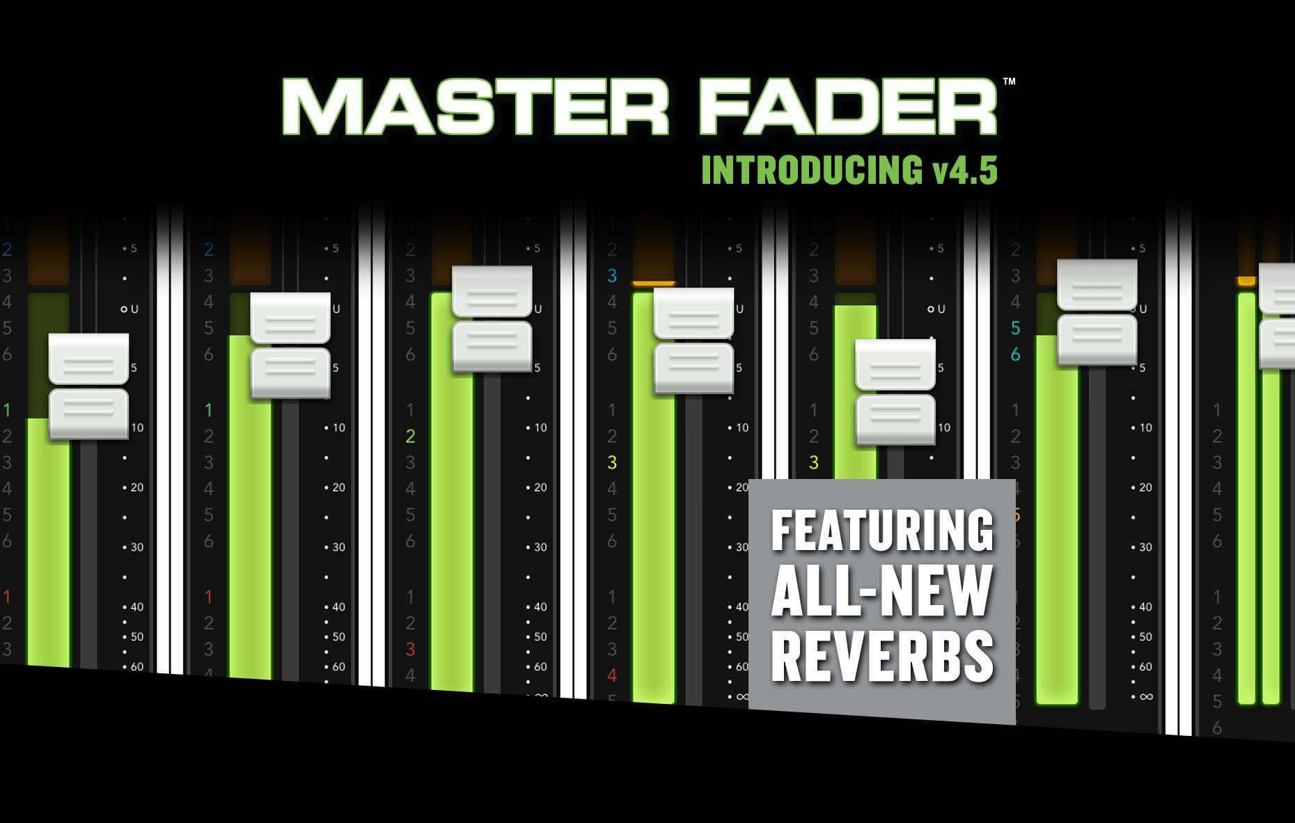 Mackie Master Fader v4.5 Now Available for Free Download