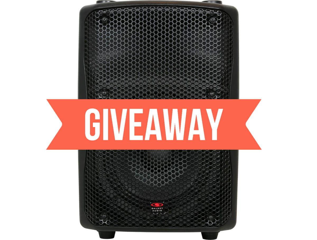 ENTER TO WIN a Galaxy Audio GPS-8 full range personal monitor PA system