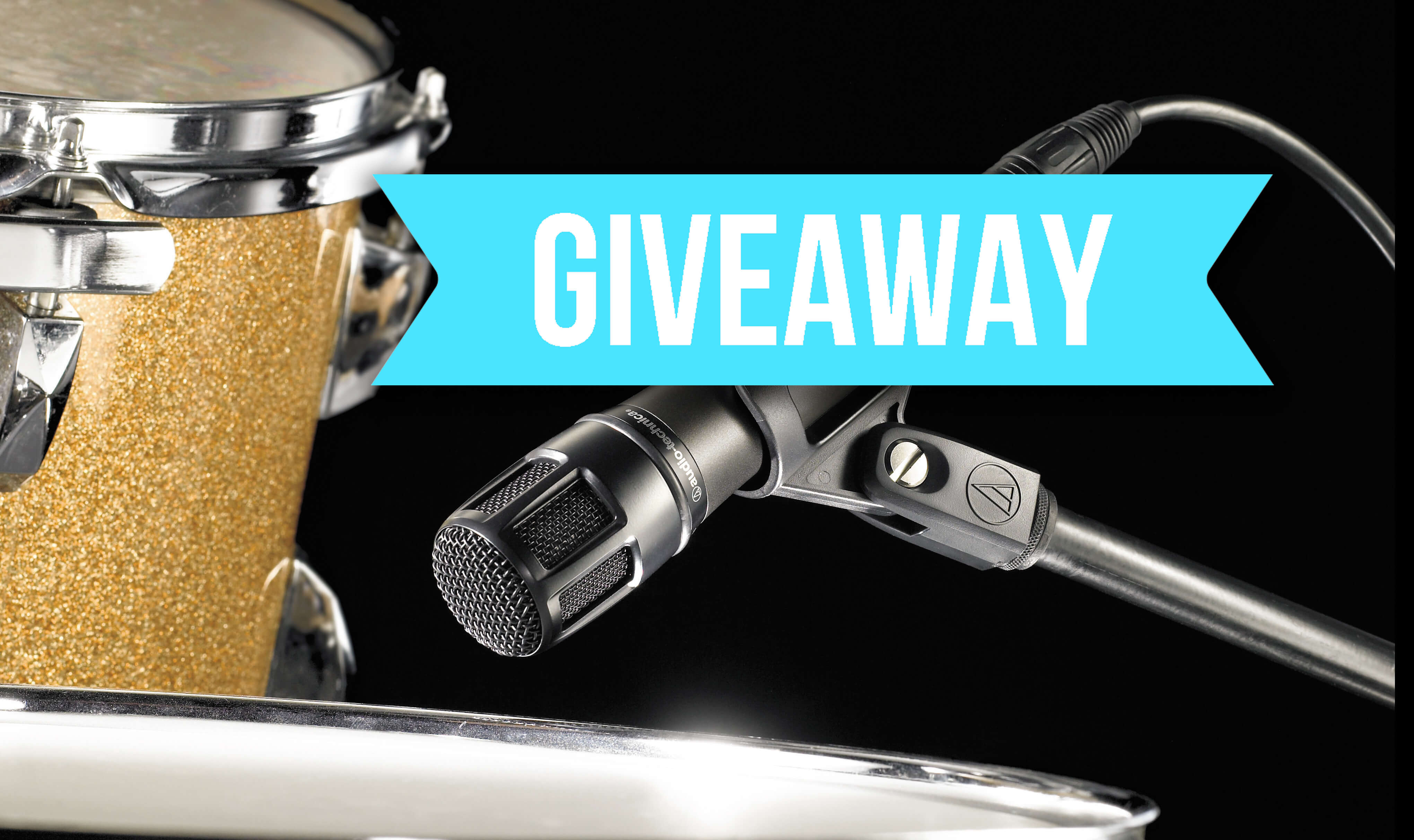 ENTER TO WIN an Audio-Technica Drum Mic Package