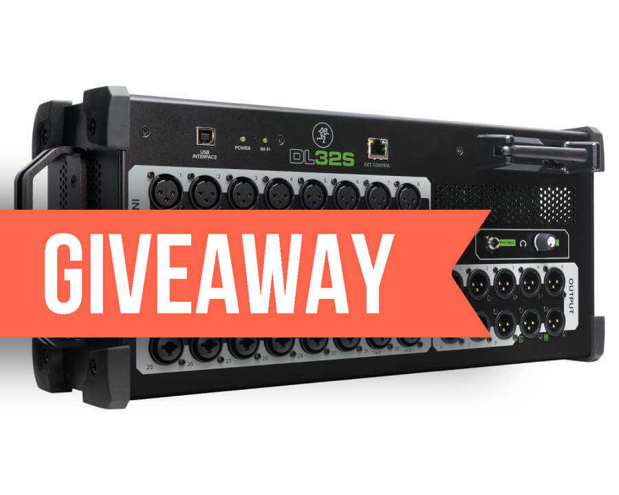 Enter to win a Mackie DL32S Mixer