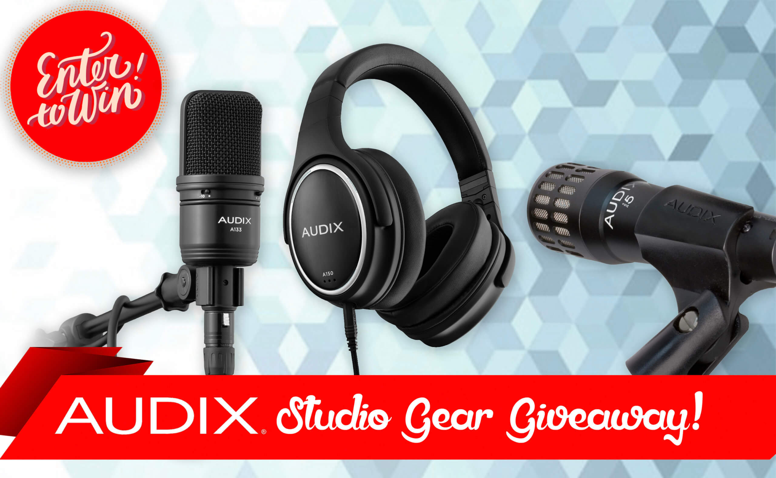 Enter to win an Audix Recording Package