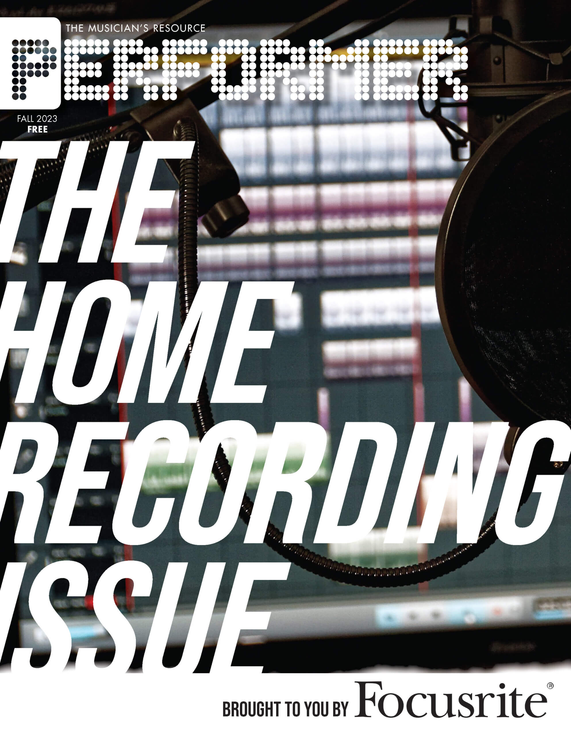The HOME RECORDING ISSUE is out now!