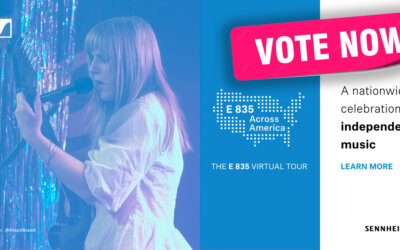 VOTE NOW for your “Sennheiser e 835 Virtual Tour Across America” Favorite Artist